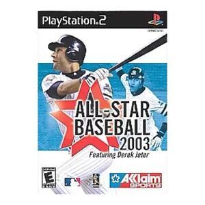 All Star Baseball 2003 Video Game For PlayStation 2 With Case And Manual